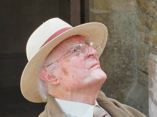 John Townroe in old age - possibly July 2014